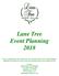 Lane Tree Event Planning 2018