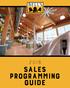 sales programming guide