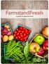 Farmstand Fresh. a guide to seasonal food