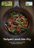 Teriyaki Lamb Stir-Fry