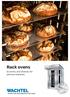 Rack ovens. Economy and diversity for premium bakeries