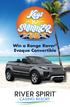 Win a Range Rover Evoque Convertible. July 2018