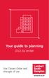 Your guide to planning click to enter