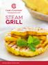 STEAM GRILL. Instruction Manual & Recipe Guide. page title 1