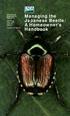Managing the Japanese Beetle: A Homeowner s Handbook