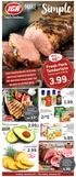 Simple lb MAKE IT 2/ $ pk SUPER HOT! 46 % Fresh Pork Tenderloin family pack 8.80/kg SAVE. 21 days. Marbling
