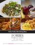 Forbes Family Café Catering Menu