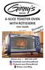 6-SLICE TOASTER OVEN WITH ROTISSERIE User Guide