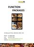 FUNCTION PACKAGES. 25 Macquarie Place, Mortdale, NSW, 2223