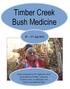 Timber Creek Bush Medicine