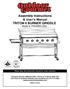 Assembly Instructions & User s Manual TRITON 6 BURNER GRIDDLE Model #: FSODBG1206