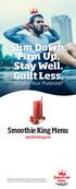 Slim Down. Firm Up. Stay Well. Guilt Less.