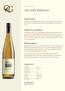 QUAILS GATE 2016 DRY RIESLING WINE STYLE TASTING & PAIRING WINEMAKING TECHNICAL NOTES. Alc. by volume: 12.0% Residual sweetness: Sweetness code: 0