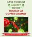 HAVE YOURSELF A MERRY HO HO HOLIDAY AT COPPER CHIMNEY