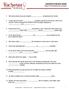 UNDERSTANDING WINE Class 2 Worksheets and Answers