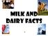 Milk and Dairy Facts