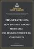 FBA STRATEGIES: HOW TO START A HIGHLY PROFITABLE FBA BUSINESS WITHOUT BIG INVESTMENTS
