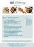 Steps to WI Catering Delivery