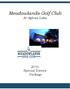 Meadowlands Golf Club At Sylvan Lake Special Events Package