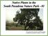 Native Plants in the South Pasadena Nature Park - #1