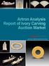 Artron Analysis Report of Ivory Carving Auction Market. Data Source: AMMA(Art Market Monitor of Artron)