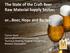 The State of the Craft Beer Raw Material Supply Sector; or Beer, Hops and Barley