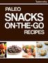 Paleo Snacks-On-The-Go Recipes