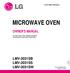MICROWAVE OVEN OWNER'S MANUAL LMV-2031SB LMV-2031SS LMV-2031SW. website:  PLEASE READ THIS OWNER'S MANUAL THOROUGHLY BEFORE OPERATING.