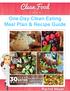 One-Day Clean Eating Meal Plan & Recipe Guide