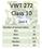 VWT 272 Class 10. Quiz 9. Number of quizzes taken 24 Min 11 Max 30 Mean 26.5 Median 28 Mode 30