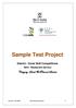 Sample Test Project District / Zonal Skill Competitions Skill- Restaurant Service Version 1 Dec 2017 Skill- Restaurant Service