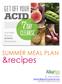 SUMMER MEAL PLAN. &recipes. Dr. Daryl Gioffre GETOFFYOURACID.COM