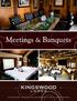 Laura MacKenzie Meeting & Events Manager Kingswood Lodge Banquets & Events Phone: