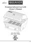 Premium Infrared Gas Grill Owner s Manual
