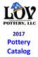 2017 Pottery Catalog