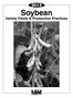 Soybean. Variety Yields & Production Practices