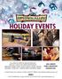 HOLIDAY EVENTS ASK ABOUT EARLY BOOKING INCENTIVES! Contact Kristin Jovic, Director of Sales, or