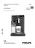 HD8847 HD8848 USER MANUAL.   Super automatic espresso coffee machine 4000 series. Read carefully before using the machine.