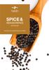 SPICE & SEASONING DIVISION. Naturally steam sterilized spices from Haldin