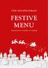 FESTIVE MENU AVAILABLE FROM 26TH NOVEMBER - 30TH DECEMBER