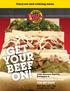 GET YOUR BEEF ON! Carry-out and catering menu Governors Highway Homewood, IL