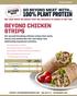 GO BEYOND MEAT WITH... WE LOVE MEAT SO MUCH THAT WE DECIDED TO MAKE IT BETTER. LEADING COMPETITOR