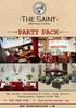 Bar and Dining PARTY PACK. The Saint, Christchurch Court, Rose Street, Paternoster Square EC4M 7DQ T: E: