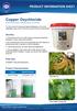 Copper Oxychloride Active Constituents: 500g/kg copper oxychloride