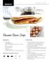 Pancake Bacon Strips BREAKFASTS. serving size. ingredients. FOOd plate sections FUlFilled. Weekly Meal Menus spring 2018