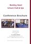 Conference Brochure. Newark Road South Hykeham Lincoln Tel: (01522)