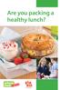 Are you packing a healthy lunch?