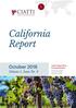 California Report. October Volume 1, Issue No. 9. Ciatti Global Wine & Grape Brokers