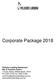 Corporate Package 2018