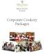 Corporate Cookery Packages